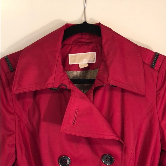 Michael Kors Pink Trench Coat - Picture 3 of 3